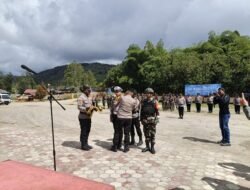 Apel Gelar Pasukan Operasi Lilin Cartenz 2025, Polres Pegunungan Bintang Siap Amankan Natal dan Tahun Baru