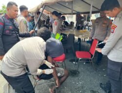 Hari Pertama Ops Lilin Mansinam 2025, Personel Berikan Penanganan Medis dan Trauma Healing Korban Laka Lantas