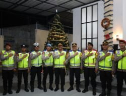 Kapolresta Cilacap Tinjau Pos Pengamanan Gereja, Wujudkan Natal yang Aman dan Damai