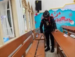 Operasi Lilin Mansinam 2025, Sterilisasi Gereja untuk Keamanan Ibadah Natal