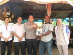 Subsatgas Keladi Sagu Ops Rasaka Cartenz Gelar Pemeriksaan Kesehatan di Kali Ular, Bambar Doyo Baru