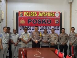 Dirlantas Polda Papua Turun Langsung Cek Kesiapan Posko Operasi Lilin Cartenz 2025 di Jayapura