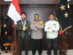 Kapolda Papua Terima Kunjungan Atlet Berprestasi Sea Games 2025 Yang Merupakan Personel Polda Papua