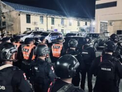 Apel Pengamanan dan Patroli Malam Ops Lilin Cartenz 2025, Personel Perkuat Keamanan Dalam Kota