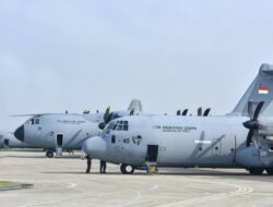 “Capai 900 Ton, TNI AU Terus Salurkan Bantuan dari Posko Lanud Halim Perdanakusuma”
