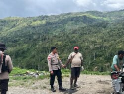 Tahun Baru, Semangat Baru, Personel Polres Tolikara Laksanakan Patroli dan Sambang Humanis kepada Masyarakat