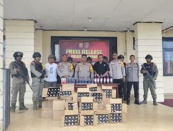 Kapolres Yahukimo Tegaskan Tak Ada Ruang bagi Miras, Puluhan Karton Disita dari Tiga Kali Razia