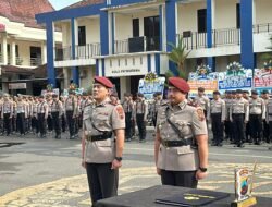Kasat Reskrim Polresta Cilacap Resmi Berganti, Kapolresta Cilacap Ucapkan Terima Kasih atas Pengabdian Pejabat Lama