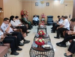 Sinergi Dalam Penanganan Bencana, Dandim 1310/Bitung Bersama Forkopimda Kota Bitung Gelar Rapat Koordinasi