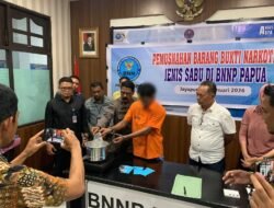 Pastikan Akuntabilitas, Bid Labfor Polda Papua Uji Keaslian Barang Bukti Sebelum Dimusnahkan di BNNP