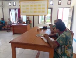 Dukung Program Ketahanan Pangan Kampung, Bhabinkamtibmas Sawara Jaya SP VI Hadiri Rapat Pembahasan