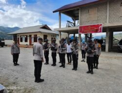 Polres Tolikara Hadir di Tengah Masyarakat, Patroli Rutin Jaga Keamanan Wilayah