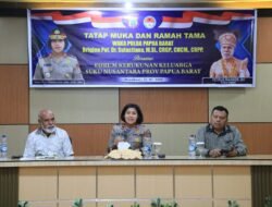Perkuat Sinergi Kamtibmas, Wakapolda Papua Barat Gelar Tatap Muka Bersama Forum Komunikasi Suku Nusantara
