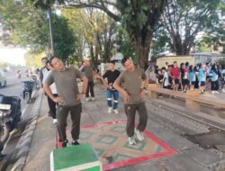 Wujud Sinergitas TNI, Kodim 1310/Bitung Olahraga Bersama Pemerintah, Ormas dan Masyarakat