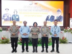 Wakapolda Papua Barat Pimpin Sosialisasi Penyusunan Manajemen Risiko di Lingkungan Polri