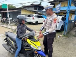 Masuki Hari Ketiga Ops Keselamatan Cartenz 2026, Sat Lantas Polres Sarmi Gencarkan Edukasi di Kawasan Neidam