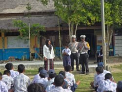 Operasi Keselamatan Cartenz 2026, Polantas Keerom Bekali Pelajar SMPN 3 Arso VI dengan Edukasi Berlalu Lintas