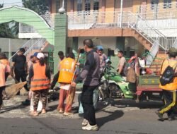 Komitmen TNI – Polri dan Pemerintah Daerah Menjaga Kebersihan Pasar dan Masjid, Dukung Program Nasional