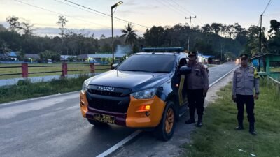 Sat Binmas Polres Supiori Gencarkan Imbauan Kamtibmas, Tegaskan Larangan Peredaran Miras