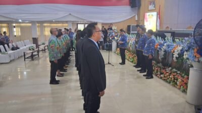Komitmen Perkuat Sinergi Jaga Kerukunan, Danramil 1310-01/Bitung Hadiri Pengukuhan FKUB, FKDM dan FKBT