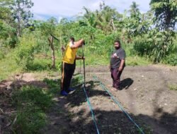 Polsek Sentani Timur Tanam Jagung Manis, Dukung Ketahanan Pangan Nasional