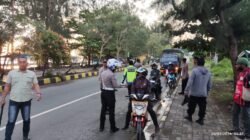 Cegah Aksi Balap Liar Usai Shalat Subuh, Sat Lantas Polresta Rutin Laksanakan Patroli