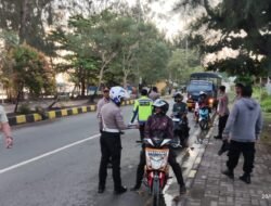 Cegah Aksi Balap Liar Usai Shalat Subuh, Sat Lantas Polresta Rutin Laksanakan Patroli