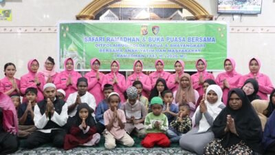 Ramadhan Penuh Berkah, Ditpolairud Polda Papua Santuni Anak Yatim dan Jalin Kebersamaan