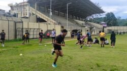 Puluhan Pelajar Ikuti Binlat Seleksi Penerimaan Polri Terpadu 2026 di Stadion 16 November Fakfak