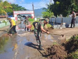 Koramil Jajaran Kodim 1310/Bitung Gelar Gerakan Indonesia Asri, Wujud Nyata Kepedulian Lingkungan dan Kemanunggalan TNI-Rakyat