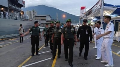 Perkuat Kerjasama Maritim Indonesia-Jepang, Dandim 1310/Bitung Hadiri Kegiatan Cocktail Party Kunjungan Kapal Latih Jepang di Sulut