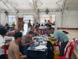 Personel Polresta Manokwari Ikuti Pemeriksaan Kesehatan Berkala Tahun 2026