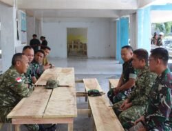 Dandim 1310/Bitung Dampingi Pangdam XIII/Mdk, Tinjau Kesiapan Marshalling Area Yon TP 916/Makawidey di Rusunawa Tangkoko Bitung