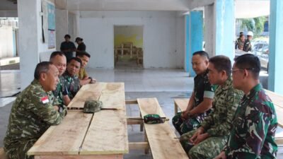 Dandim 1310/Bitung Dampingi Pangdam XIII/Mdk, Tinjau Kesiapan Marshalling Area Yon TP 916/Makawidey di Rusunawa Tangkoko Bitung