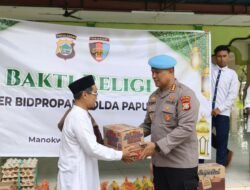 Bidpropam Polda Papua Barat Gelar Bakti Religi Di Pesantren Hidayatullah Manokwari