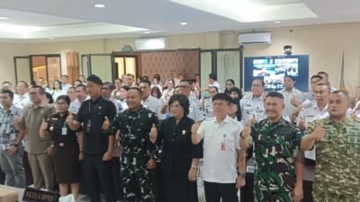 Sosialisasikan Percepatan Program Koperasi Desa Kelurahan Merah Putih (KDKMP), Dandim 1310/Bitung Hadiri Musrenbang RKPD Minahasa Utara 2027