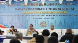 Polda Papua Barat Gelar Rakor Linsek untuk Kesiapan Operasi Ketupat Mansinam 2026