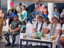 Dorong Sektor Pariwisata ke Kancah Dunia, Dandim 1310/Bitung Bersama Forkopimda Sambut Kedatangan Kapal Pesiar Queen Mary 2