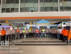 Kunjungan Kapolresta Manokwari Beserta Ketua Bhayangkari Cabang kota Manokwari dan PJU Ke Pos Ketupat Mansinam 2026