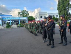 Ikut Apel Gelar Pasukan, Kodim 1310/Bitung Siap Amankan Malam Takbiran dan Idul Fitri 1447 H