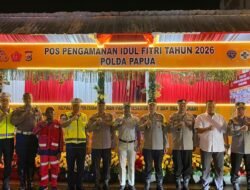 Wakapolda Papua Tinjau Pos Operasi Ketupat Cartenz 2026, Pastikan Personel Siap Amankan Lebaran