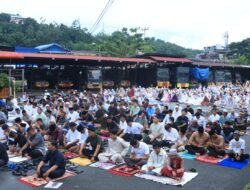 Polda Papua Gelar Sholat Idul Fitri 1447 H di Lapangan Mako, Wakapolda Papua Turut Hadir Berjamaah