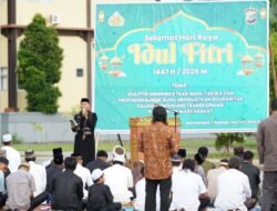 Wakapolda Papua Barat Hadiri Pelaksanaan Sholat Ied Idul Fitri 1447 H, Berlangsung Khidmat dan Penuh Kebersamaan