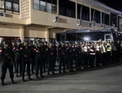 Hari Kesepuluh Operasi Ketupat Cartenz 2026, Polda Papua Gelar Apel Malam dan Tekankan Kesiapsiagaan Personel