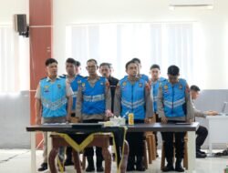 Pelaksanaan Pakta Integritas dan Pengambilan Sumpah Warnai Penerimaan Terpadu Calon Anggota Polri TA 2026