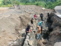 Pembangunan Jembatan Beton Mulai Dikebut di Girian Indah, Dandim 1310/Bitung Pastikan Pekerjaan Selesai Tepat Waktu