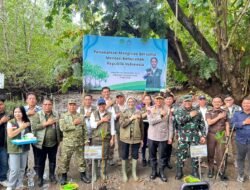 Dukung Program Pemerintah Dalam Pengelolaan Hasil Hutan, Dandim 1310/Bitung Dampingi Pangdam XIII/Merdeka Pada Kunjungan Kerja Menteri Kehutanan RI di Minahasa Utara