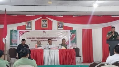 Tingkatkan Pemahaman Hak Pilih Kaum Perempuan, Persit Kodim 1310/Bitung Terima Sosialisasi Pendidikan Pemilih dari KPU Bitung
