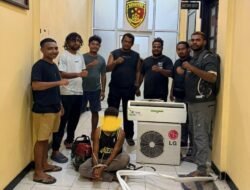 Tim Macan Gunung Polres Teluk Bintuni Ringkus Terduga Pelaku Pencurian di Kompleks Tahiti, Barang Bukti Mesin Babat dan AC Diamankan