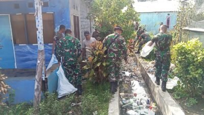 TNI Hadir Untuk Alam dan Masa Depan, Kodim 1310/Bitung Gelar Kerja Bakti Gerakan Indonesia ASRI